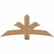 Ekena Millwork Davenport Timber Gable Bracket, Western Red Cedar, 60"W x 25"H x 3 1/2"D x 5 1/2"F, 10/12 Pitch GBW060X25X0406DAV00SWR - alternate 1